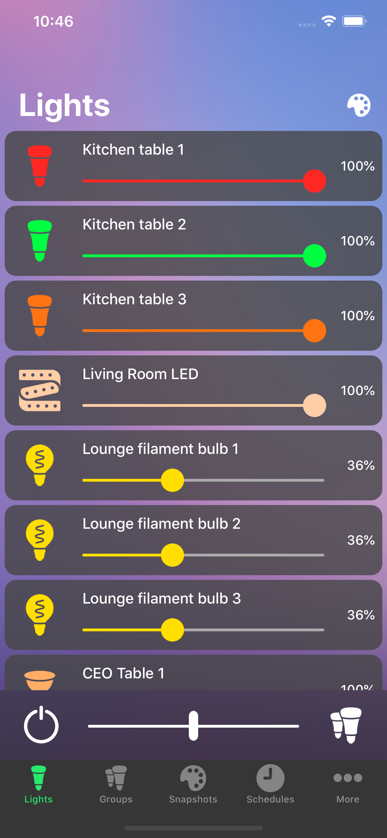Hue Power iPhone screenshot 1