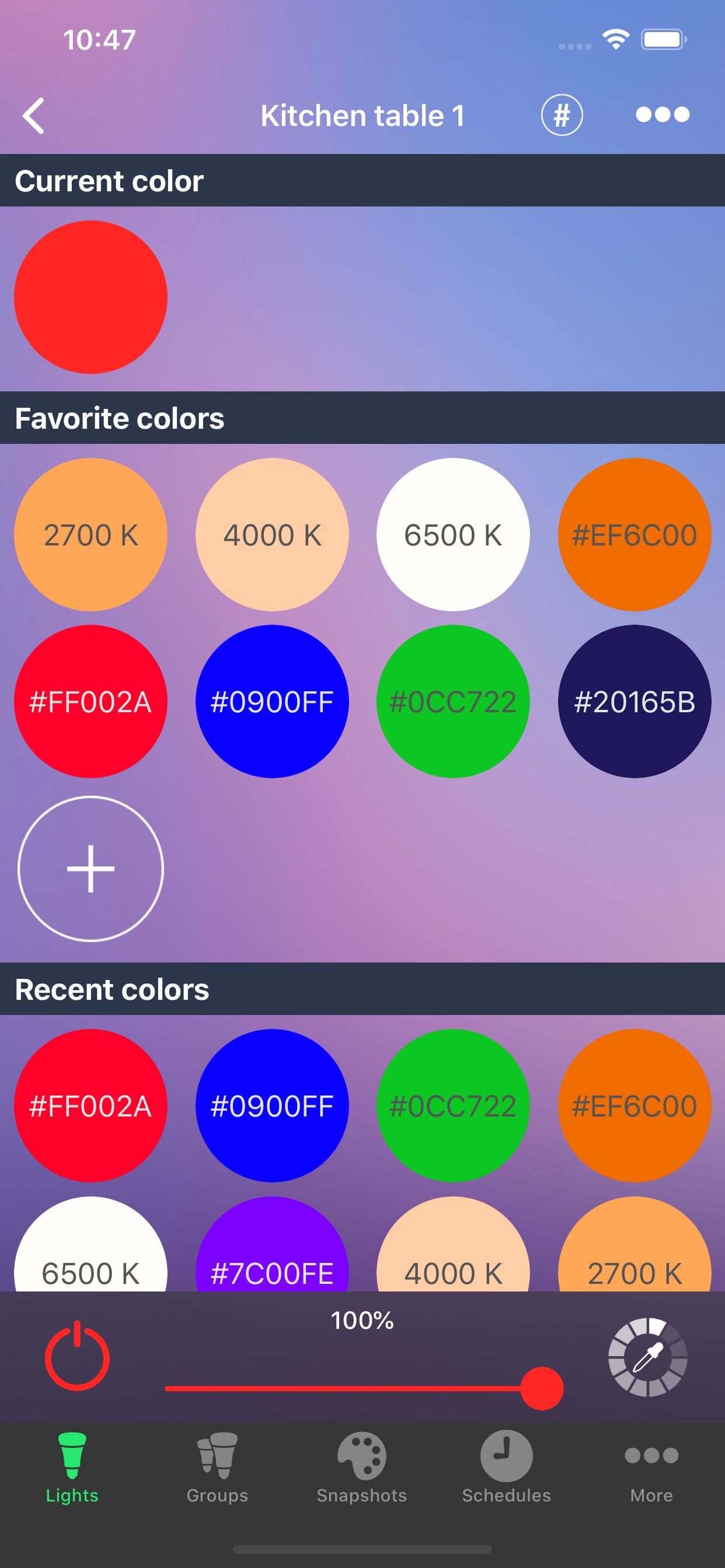 Hue Power iPhone screenshot 4